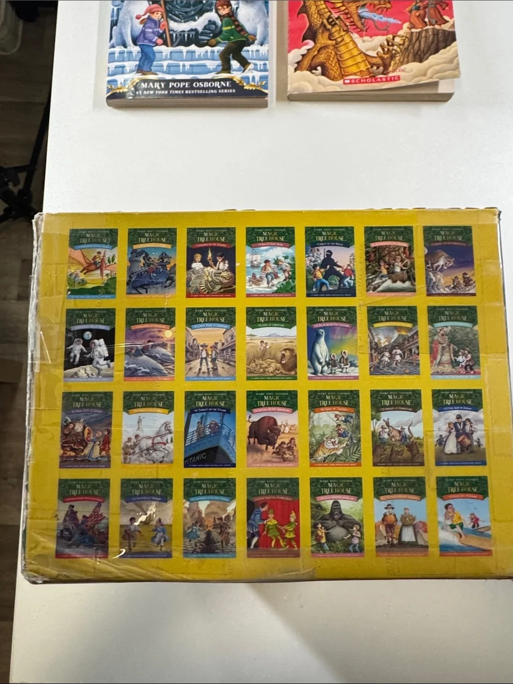 Magic Tree House book set with 2 extra Mary Pope Osborne books.